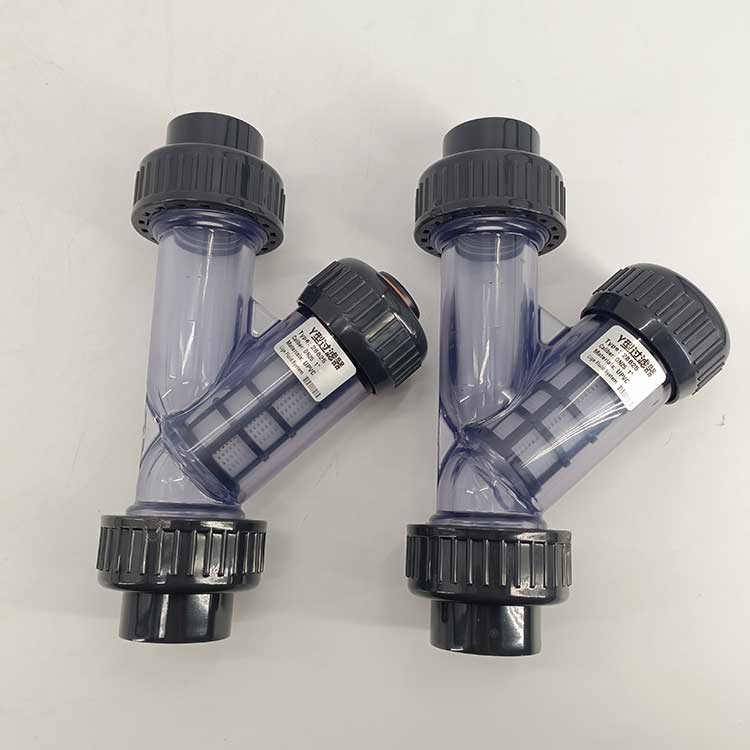 華豫供應PVC-U DN50 Y型過濾器